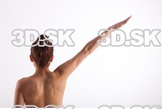 Arm flexing photo references of nude Molly 0009